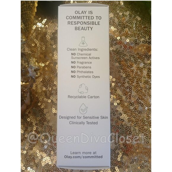 Olay Sensitive Mineral Sunscreen Facial Moisturizer SPF 30 50ML 1.7 oz EXP 06/25 - Picture 2 of 5